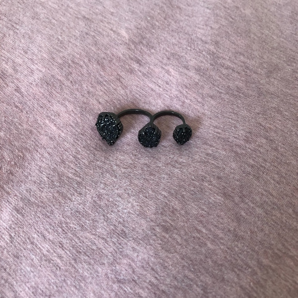 double black kendra scott ring
